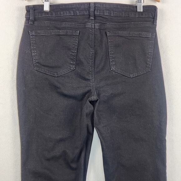 NYDJ Marilyn Straight Leg Jeans Women’s SZ 14 Black LiftXTuck Technology EUC - Picture 6 of 16